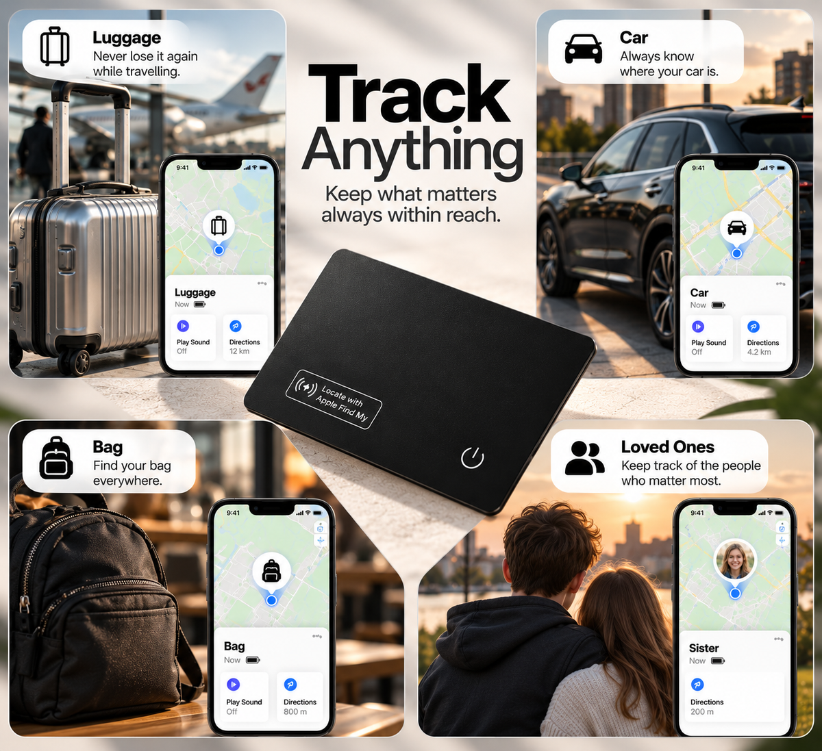 Smart Tracker Card (Made for iPhone)